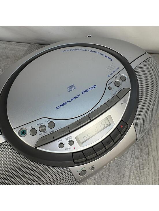 Sony CFD-S350 Cassette Recorder CD Player AM FM Radio - Picture 13 of 13